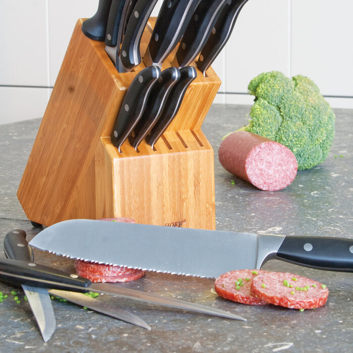 Набір ножів у колоді, 15 предметів, Essentials Berghoff