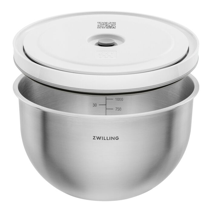 Миска з вакуумною кришкою 18 см, нержавіюча сталь Fresh & Save Zwilling