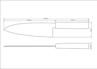 Ніж для суші TRAMONTINA SUSHI, 203 мм (6408243)
