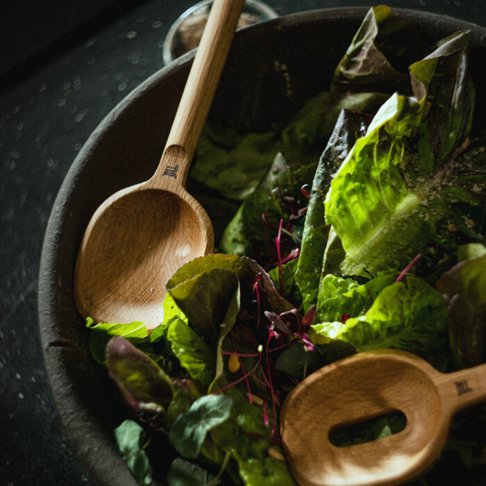 Набір для салату дерев'яний Fiskars Norden, 2 предмети