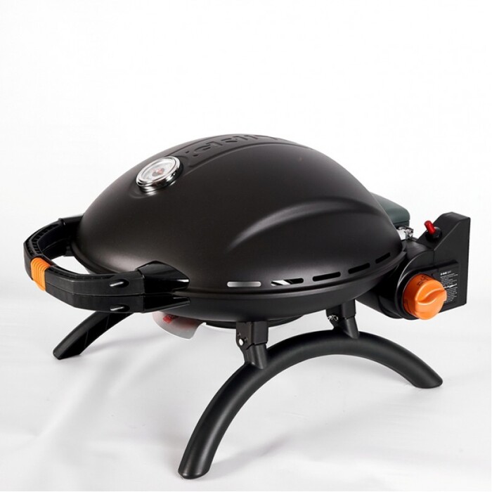 Портативный переносной газовый гриль O-GRILL 900, черный+шланг в подарок! Код: 009062