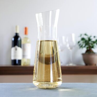 Набір келихів для білого вина з 4 предметів, кришталевий келих, 440 мл, Spiegelau LifeStyle, 4450172 (графин)