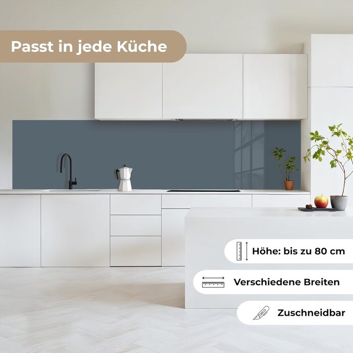 Кухонний фартух 60x250 см, самоклеючий фартух, кухонний фартух, кухонний фасад, самоклеючі кухонні фартухи - Осінь (кольори - Синій, 60 x 250 см)