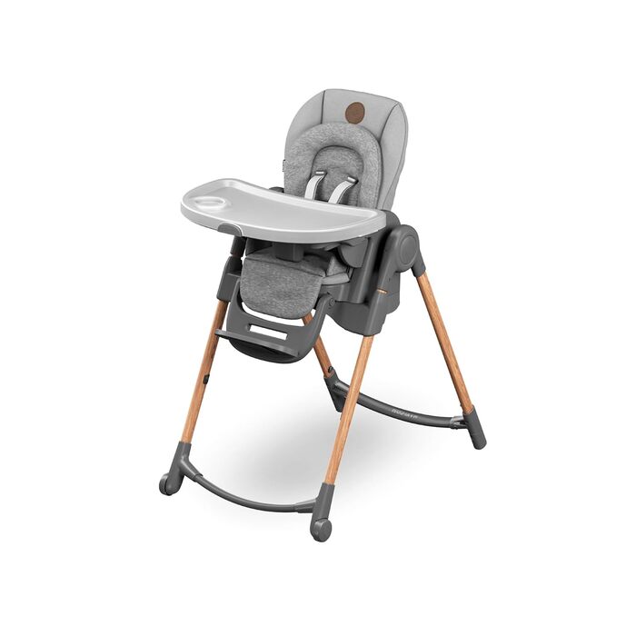 Дитячий стільчик для годування від 0 до 14 сірий Minla Maxi-Cosi