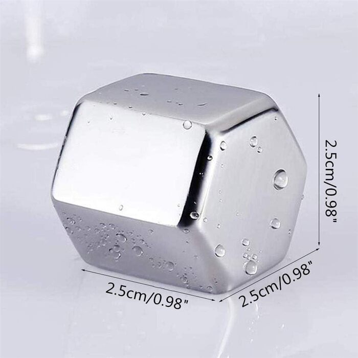 Набір охолоджуючих каменів для віскі з нержавіючої сталі Ulalaza