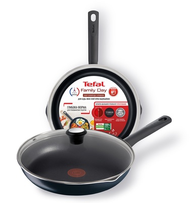 Tefal Сковорідка з кришкою Family Day 24 см