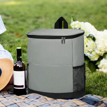 Большой терморюкзак серый Generisch