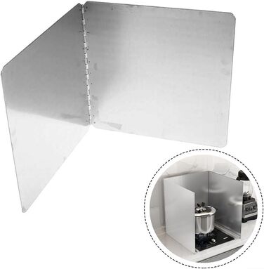 Защита от брызг из нержавеющей стали для плит 40 х 40 см HEIBTENY