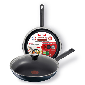 Tefal Сковорідка з кришкою Family Day 24 см