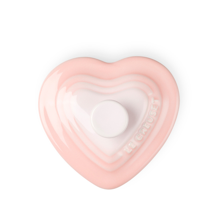 Форма для запікання у вигляді серця 300 мл з кришкою рожевий Shell Pink Le Creuset