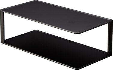 Прямоугольная подставка для посуды, сталь, минималистичный дизайн (Черный (Черный 19-3911TCX)), 5641 TOWER