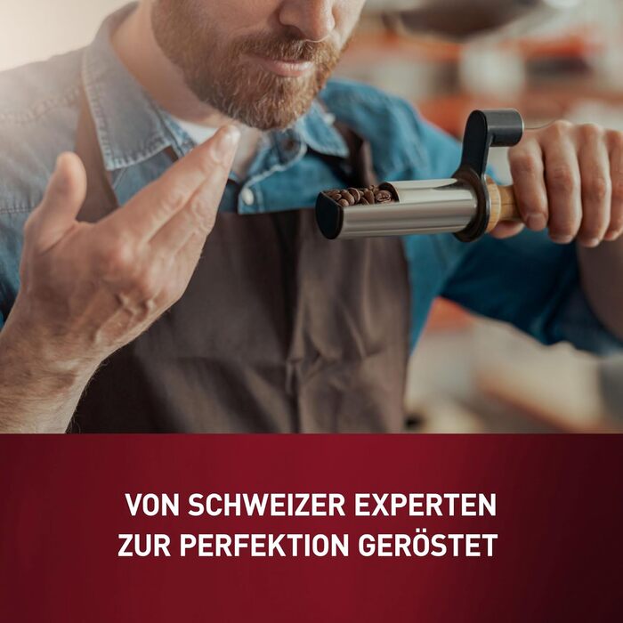 Кофе в зернах 100% арабика, 1 кг Crema Mild Schwiizer Schüümli