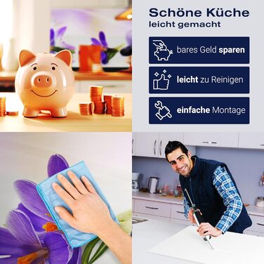 Кухонный фартук 160 x 50 см wandmotiv24