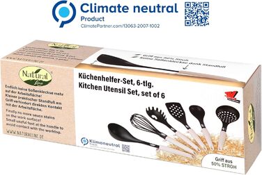 Набір кухонного начиння Natural Line, 6 предметів, бежевий STONELINE