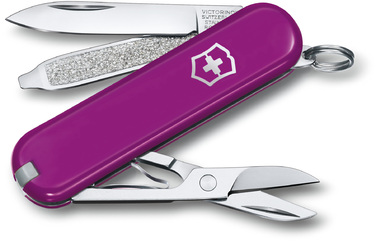 Нож швейцарский 7 функций, 58 мм, Victorinox Classic SD Colors Tasty Grape