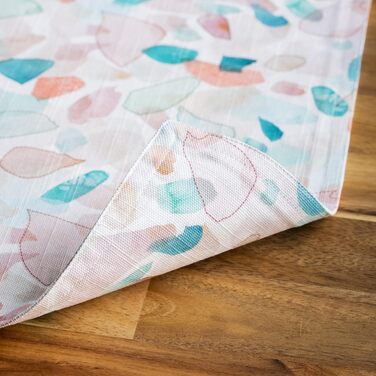 Бавовняні килимки, набір з 4 шт. , декоративні килимки, пасхальні килимки, що миються, для свят, вечерь, весни, літа (33 см x 48 см) (046 - Літній пікнік), 39Hermine, 100