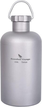 Титанова пляшка з титановою кришкою 400 мл Boundless Voyage