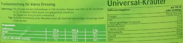 Заправка для салату Knorr Art (легка у приготуванні заправка для салату, універсальна заправка для салату) 1 упаковка (1 x 1 кг) (Універсальна, 5 кг (1 упаковка))