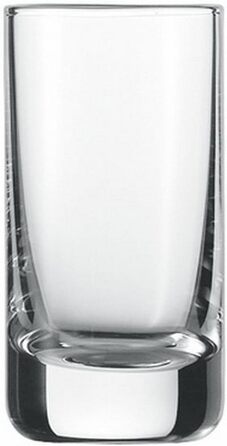 Пивная кружка SCHOTT ZWIESEL Convention 0,2 л (набор из 6 шт.), простой пивной бокал для пилзнера, можно мыть в посудомоечной машине Хрустальные бокалы Tritan, Сделано в Германии (артикул 175500) (Бокал для виски - 0,285 л, Комплект с рюмкой)