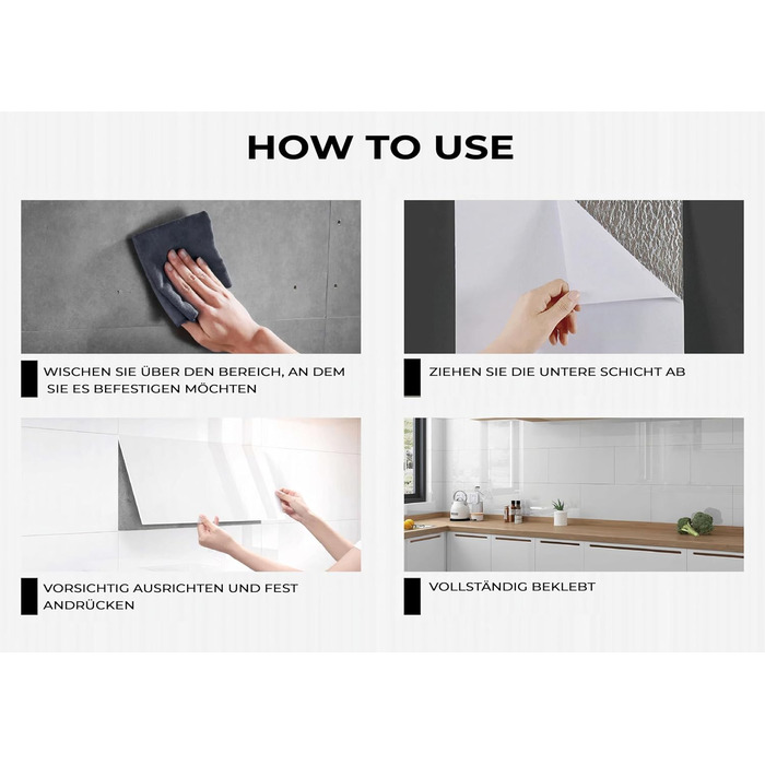 Клейка плитка мармуровий дизайн 60 х 30 см 12 шт H-basics