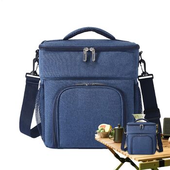 Термосумка 14 л темно-синяя Generisch