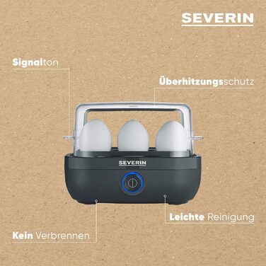 Яйцеварка електрична на 6 яєць, 420 Вт Severin