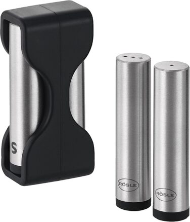 Контейнер для хранения 1 л прямоугольный с разделителем, крышкой и шейкерами для соли и перца FLEXX 2GO Rosle