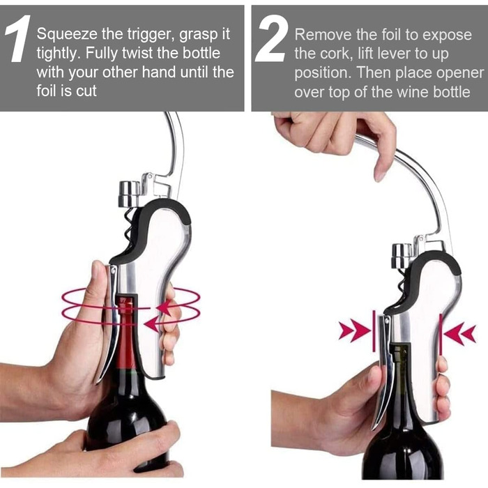 Відкривачка для пляшок з нержавіючої сталі з вбудованим ножем KAYCROWN