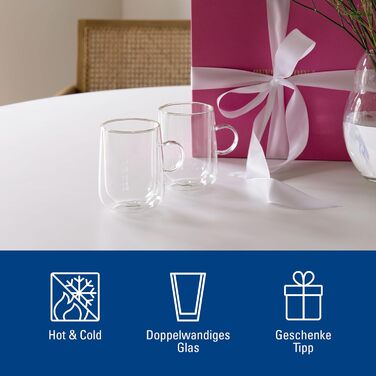 Набір із 2 скляних чашок для лате макіато 360 мл Artesano Hot & Cold Beverages Villeroy & Boch