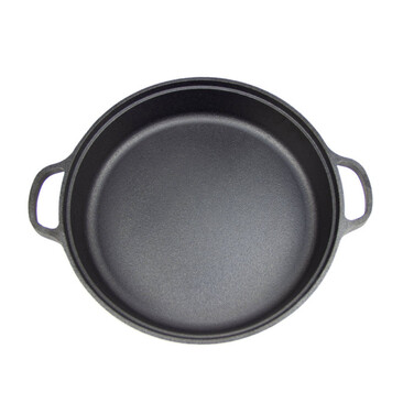 Чугунная сковорода со стеклянной крышкой Ø30 см GRILLI 777191 Код: 012714