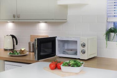 Мікрохвильова піч 17 л, 700 Вт, кремовий RHMM701C Russell Hobbs