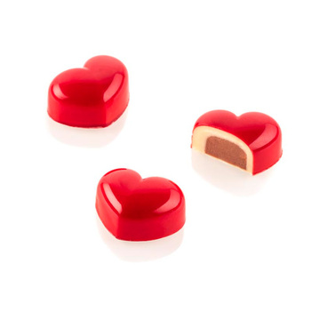CH020 - KIT CUORE 01 Набір форм для праліне CUORE 35x27 h17 мм (24х9,4 мл)