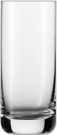 Пивний кухоль SCHOTT ZWIESEL Convention 0,2 л (набір з 6 шт.), простий пивний келих для Pilsner, кришталеві келихи Tritan, які можна мити в посудомийній машині, Зроблено в Німеччині (арт.-No 175500) (Келих для тривалого пиття - 0,37 л, Комплект з чаркою)