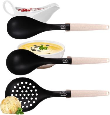 Набір кухонного начиння Natural Line, 6 предметів, бежевий STONELINE