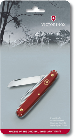 Ніж Victorinox садовий Floral 100мм/1функ/черв.мат (блістер)