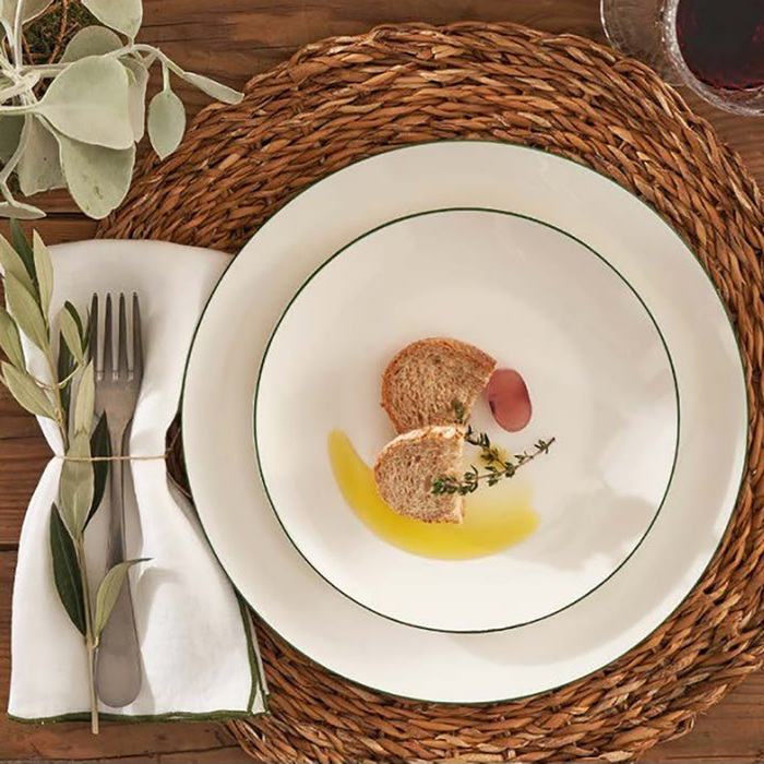 Тарілка супова La Porcellana Bianca DINTORNO, порцеляна, діам. 20 см