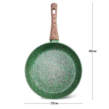 Глибока сковорідка Fissman MALACHITE 28x7см (14311)