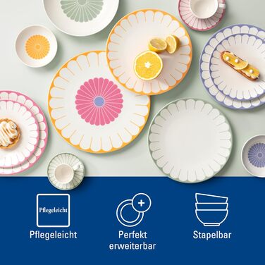 Обідня тарілка 26,6 см, зелений Fleur Villeroy & Boch