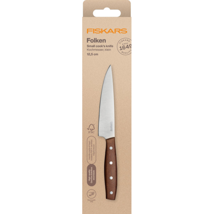 Нож для шеф-повара малый Fiskars Folken FSC 12 см (1075693)