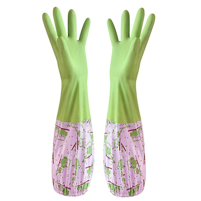 Резиновые перчатки для мытья посуды 45 см. TRIXES