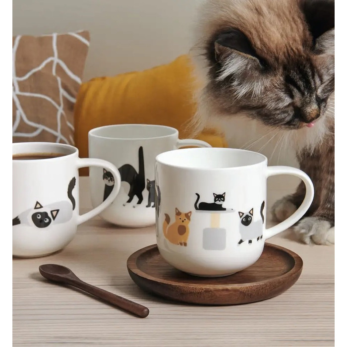 Кружка "Удивленные коты" 0,4 л Cats & Dogs Coppa ASA-Selection