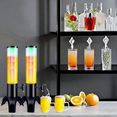 Диспенсер для пива с краном и охлаждающей трубкой KUNANG