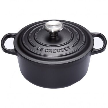 Каструля / жаровня 28 см, чорний Le Creuset