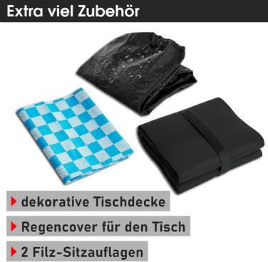 Комплект із 3 предметів стіла та лавок білий BRAST