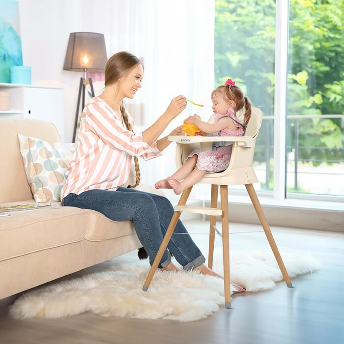 Детский стульчик для кормления от 6 месяцев Ezebaby