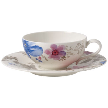 Чайна пара 0,24 л Mariefleur Gris Villeroy & Boch