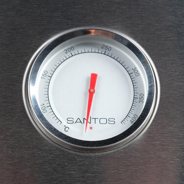 Газовый гриль SANTOS S-301, с боковой горелкой, нержавеющая сталь 900242 Код: 010950