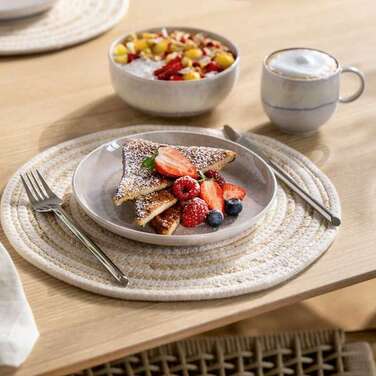 Тарілка 20,1 см бежева Perlemor Villeroy & Boch