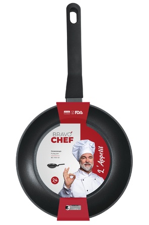 Сковорода Bravo Chef L'Appetit, 24 см. (6909314)