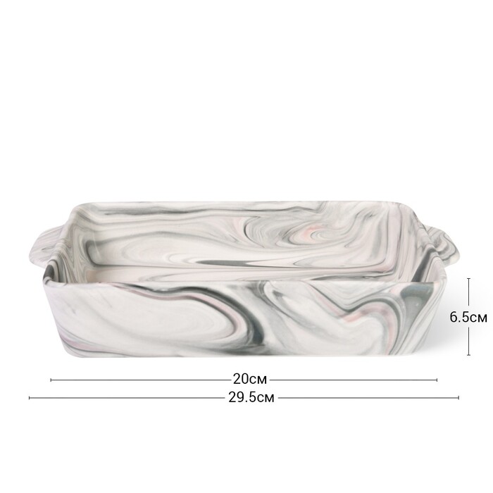 Форма для запікання прямокутна Fissman VALENCIA 29,5x20х6,5см / 2,4 л (6187)